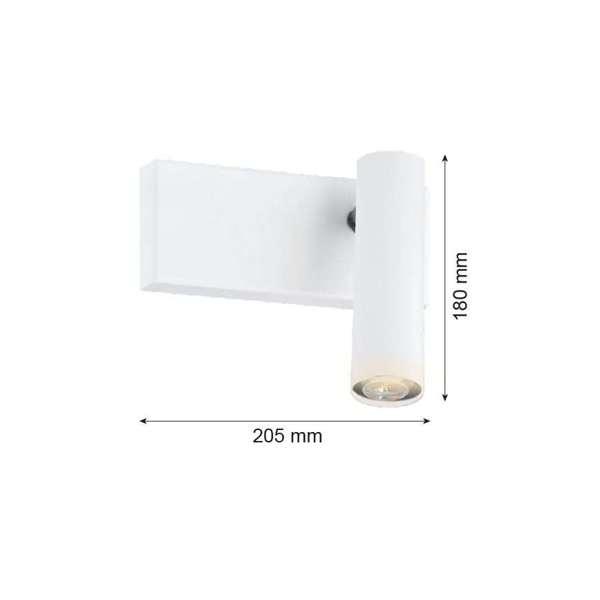 Argon 8064 - Foco de parede ETNA 1xG9/6W/230V branco