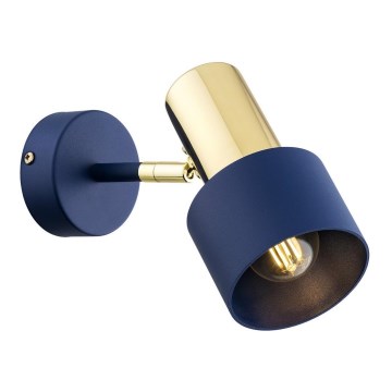 Argon 8110 - Foco de parede DORIA 1xE27/15W/230V azul/latão