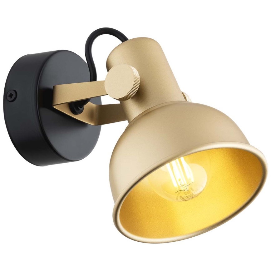 Argon 8248 - Foco LENORA 1xE14/7W/230V dourada/preto