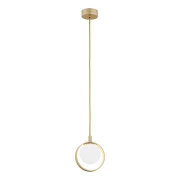 Argon 8257 - Lustre suspenso por cabo SATURNIA 1xG9/6W/230V dourado