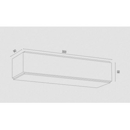 Argon 8278 - Iluminação de teto CARLSON 1xE27/15W/230V 30 cm dourada