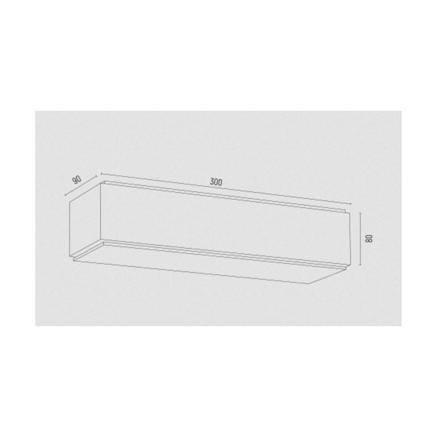 Argon 8278 - Iluminação de teto CARLSON 1xE27/15W/230V 30 cm dourada