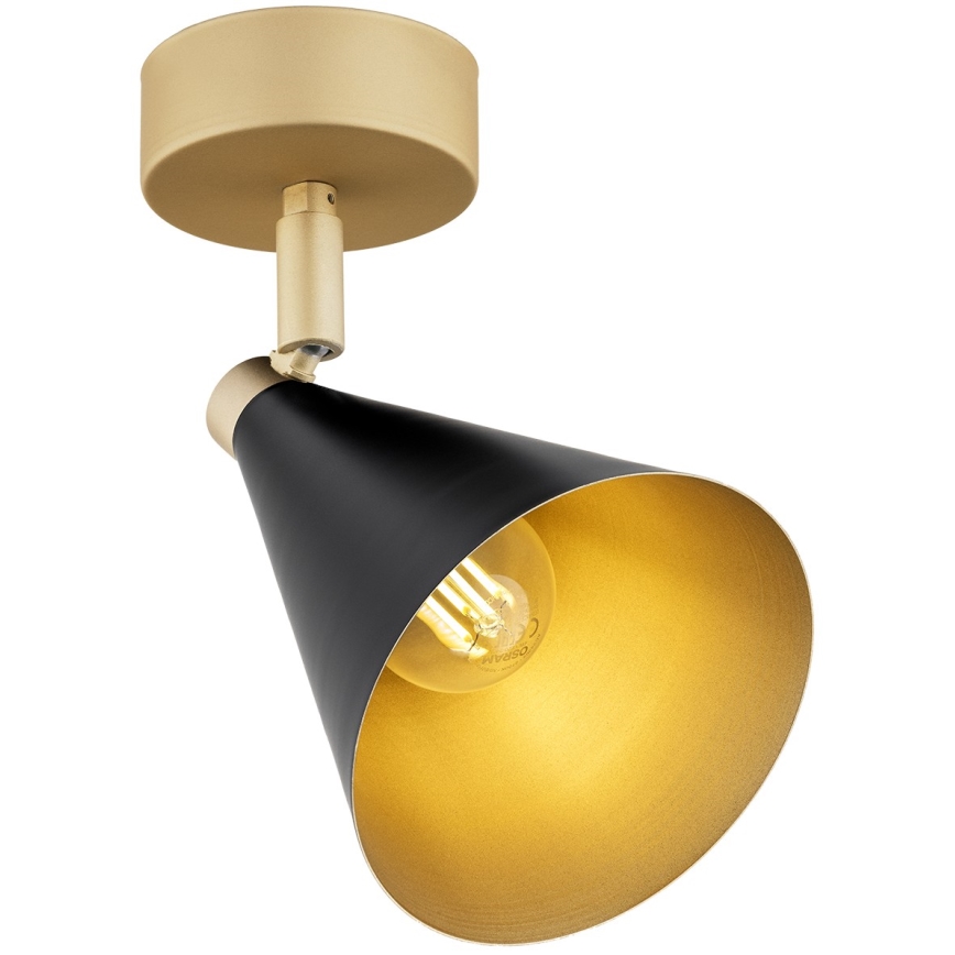 Argon 8279 - Foco LUCINDA 1xE14/7W/230V preto/dourada