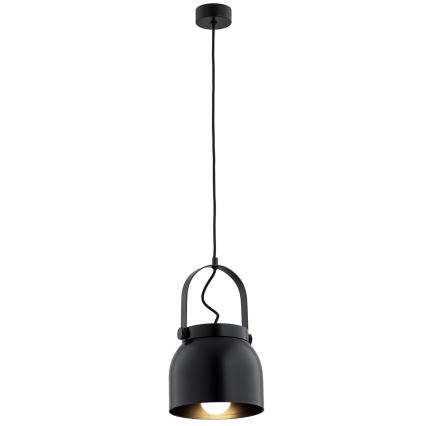 Argon 8281 - Candelabro suspenso LOGAN 1xE27/15W/230V diâmetro 20 cm preto