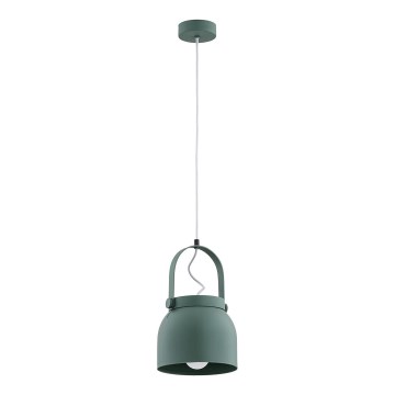 Argon 8283 - Candelabro suspenso LOGAN 1xE27/15W/230V diâmetro 20 cm verde