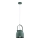 Argon 8283 - Candelabro suspenso LOGAN 1xE27/15W/230V diâmetro 20 cm verde