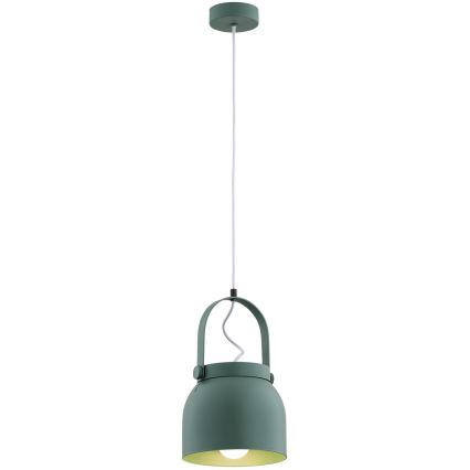 Argon 8283 - Candelabro suspenso LOGAN 1xE27/15W/230V diâmetro 20 cm verde
