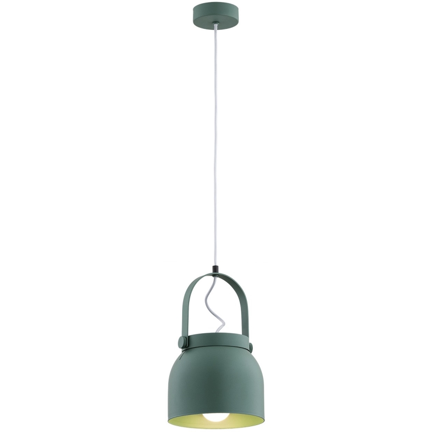 Argon 8283 - Candelabro suspenso LOGAN 1xE27/15W/230V diâmetro 20 cm verde