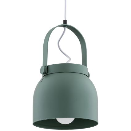 Argon 8283 - Candelabro suspenso LOGAN 1xE27/15W/230V diâmetro 20 cm verde