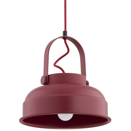 Argon 8286 - Candelabro suspenso DAKOTA 1xE27/15W/230V vermelho