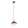 Argon 8296 - Candelabro suspenso CAPPELLO 1xE27/15W/230V vermelho