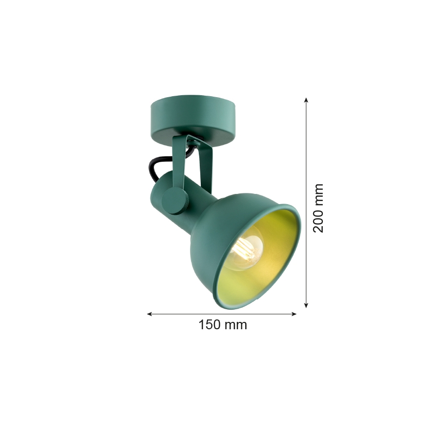 Argon 8299 - Foco LENORA 1xE14/7W/230V verde