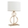 Argon 8310 - Lâmpada de mesa PERSEO 1xE27/15W/230V 42 cm creme/dourado