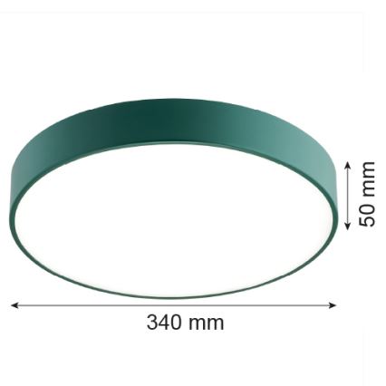 Argon 8335 - Iluminação de teto LED TIAMO LED/22W/230V 4000K verde