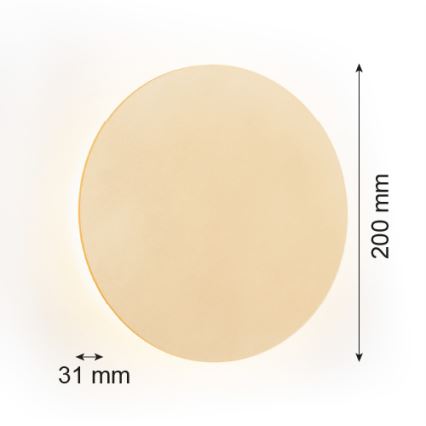 Argon 8351 - Iluminação de parede LED OREGON PLUS LED/4,5W/230V 3000K 20 cm dourada