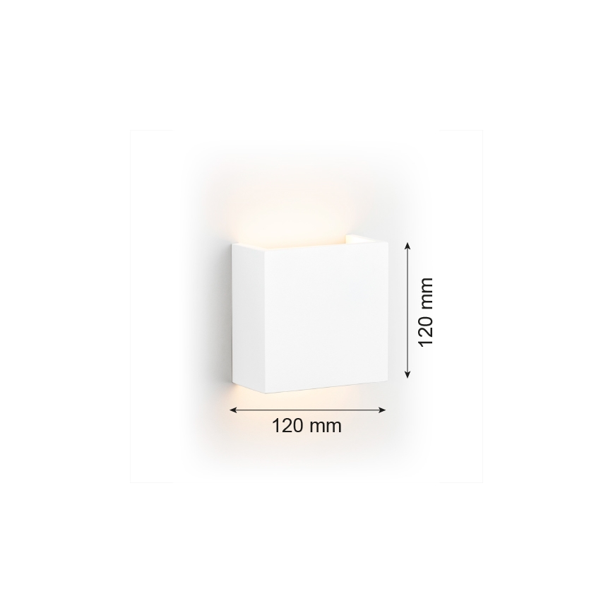 Argon 8358 - Iluminação de parede LED GENT LED/3,6W/230V 3000K branco