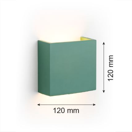 Argon 8362 - Iluminação de parede LED GENT LED/3,6W/230V 3000K verde