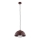 Argon 8444 - Candelabro suspenso PIAVA 1xE14/7W/230V alabastro castanho