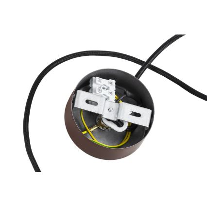 Argon 8444 - Candelabro suspenso PIAVA 1xE14/7W/230V alabastro castanho