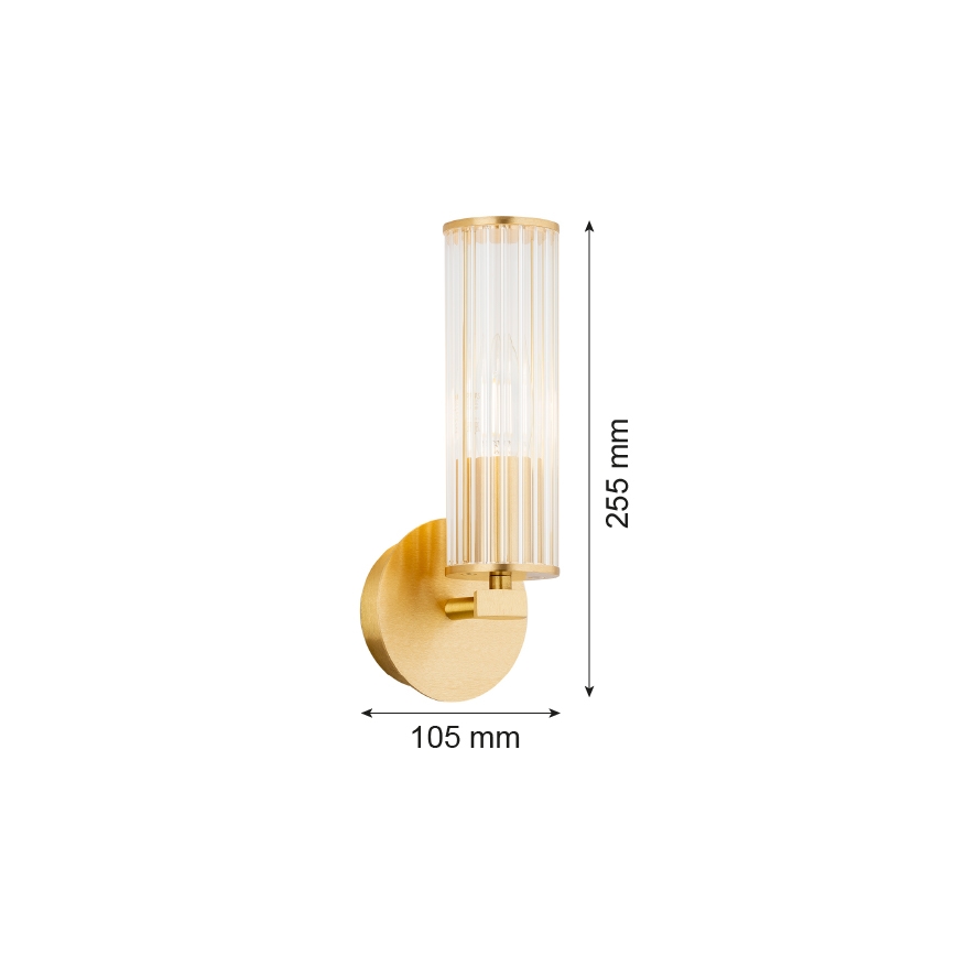 Argon 8497 - Iluminação de parede HAMPTON 1xE14/7W/230V dourado