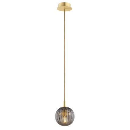 Argon 8512 - Candeeiro suspenso PALOMA 1xE14/7W/230V diâmetro 12 cm dourado/preto