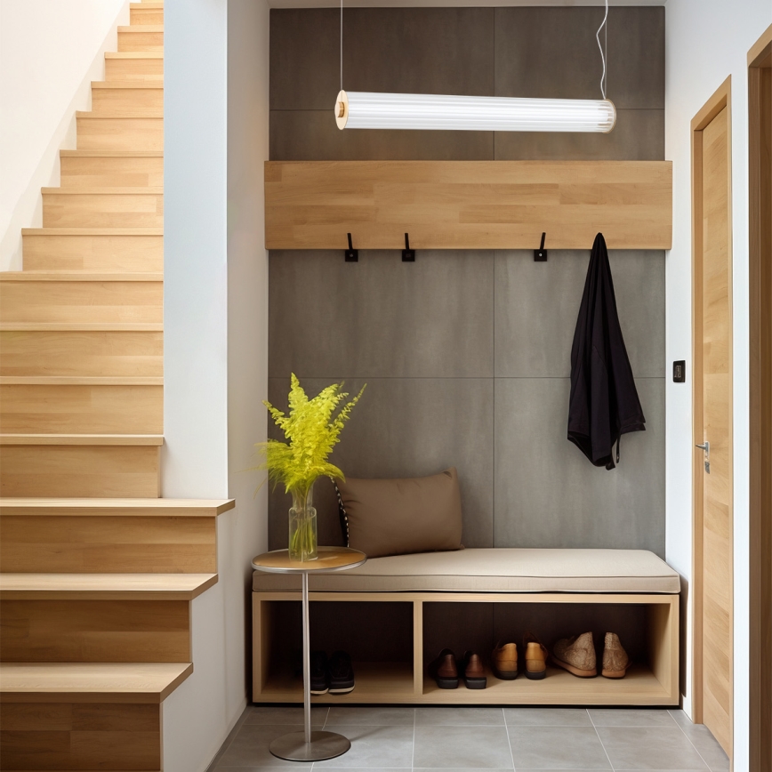 Argon 8627 - Candeeiro suspenso LED HAMPTON LED/60W/230V 3000K 80 cm latão