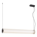 Argon 8628 - Candeeiro suspenso LED HAMPTON LED/60W/230V 3000K 80 cm preto