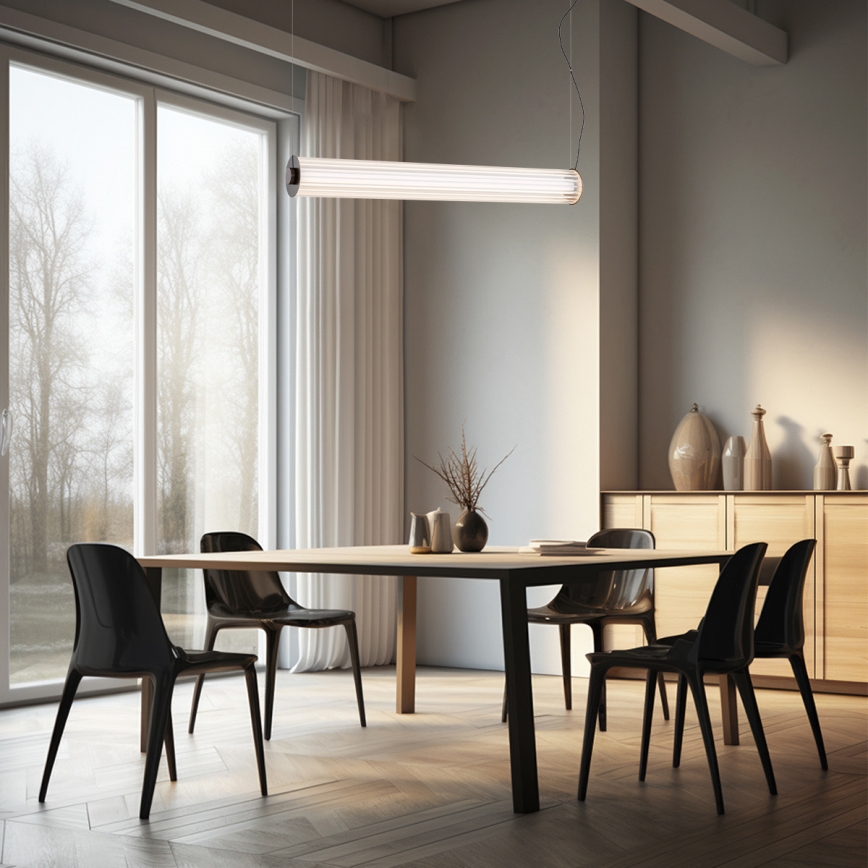 Argon 8628 - Candeeiro suspenso LED HAMPTON LED/60W/230V 3000K 80 cm preto