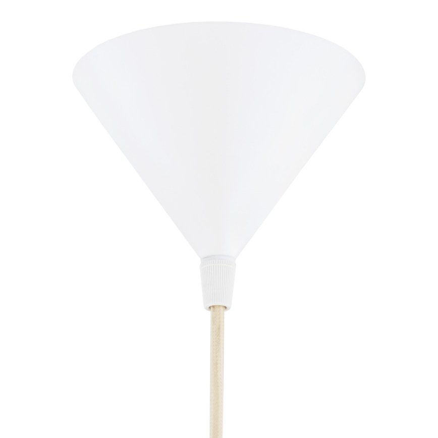 Argon 8629 - Candeeiro suspenso KEGEL 1xE27/15W/230V branco