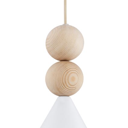 Argon 8632 - Candeeiro suspenso KEGEL 1xE27/15W/230V branco