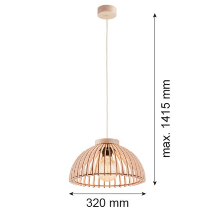 Argon 8633 - Candeeiro suspenso TRE 1xE27/15W/230V