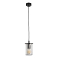 Argon 8751 - Candelabro suspenso exterior NORFOLK 1xE27/15W/230V IP44 preto