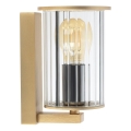 Argon 8752 - Iluminação de parede exterior NORFOLK 1xE27/15W/230V IP44 dourado