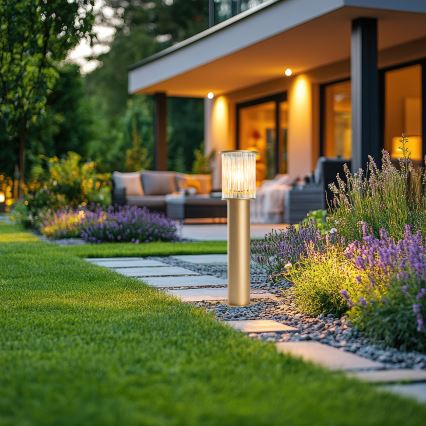 Argon 8753 - Candeeiro exterior NORFOLK 1xE27/15W/230V IP44 52cm dourado