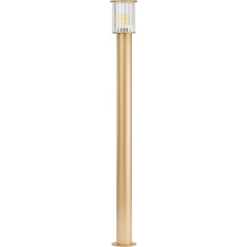 Argon 8754 - Candeeiro exterior NORFOLK 1xE27/15W/230V IP44 124cm dourado