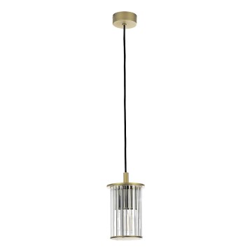 Argon 8755 - Candelabro suspenso exterior NORFOLK 1xE27/15W/230V IP44 dourado