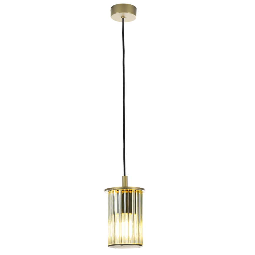 Argon 8755 - Candelabro suspenso exterior NORFOLK 1xE27/15W/230V IP44 dourado