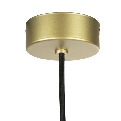 Argon 8755 - Candelabro suspenso exterior NORFOLK 1xE27/15W/230V IP44 dourado