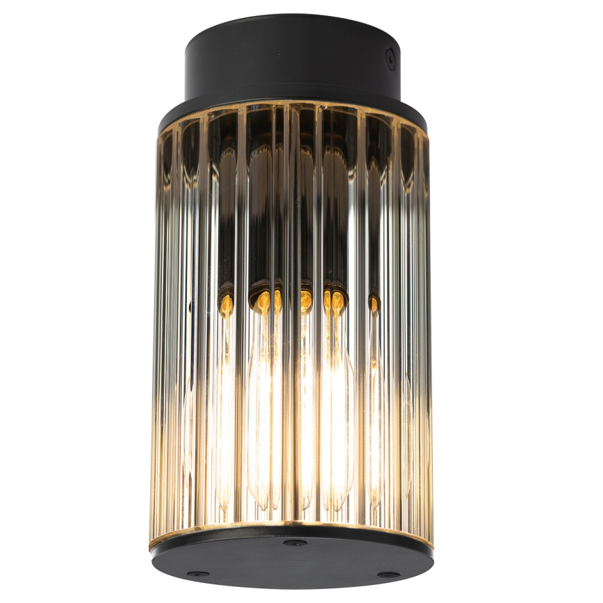 Argon 8773 - Iluminação de teto exterior NORFOLK 1xE27/15W/230V IP44 preto