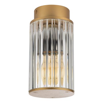 Argon 8774 - Iluminação de teto exterior NORFOLK 1xE27/15W/230V IP44 dourado