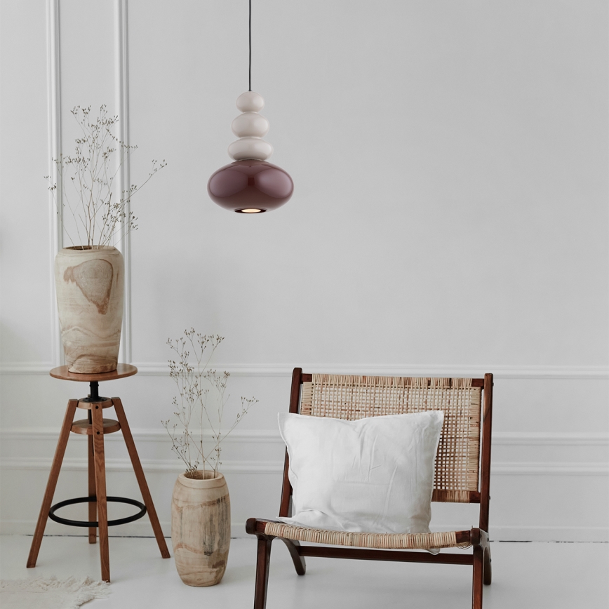 Argon 8820 - Candeeiro suspenso DIEGO 1xGU10/5W/230V castanho/cinzento