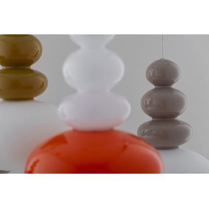 Argon 8822 - Candeeiro suspenso DIEGO 1xGU10/5W/230V branco/laranja