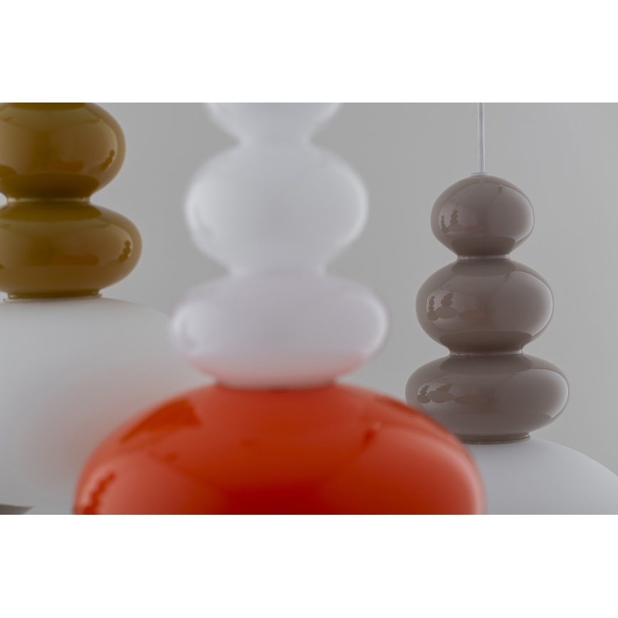 Argon 8822 - Candeeiro suspenso DIEGO 1xGU10/5W/230V branco/laranja