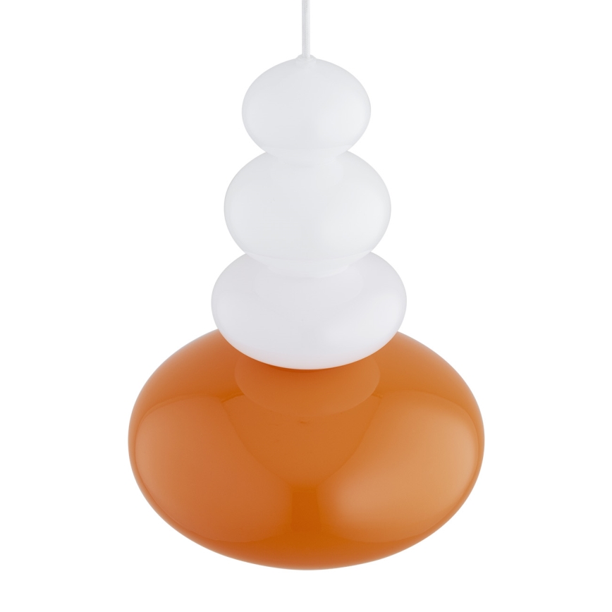 Argon 8822 - Candeeiro suspenso DIEGO 1xGU10/5W/230V branco/laranja