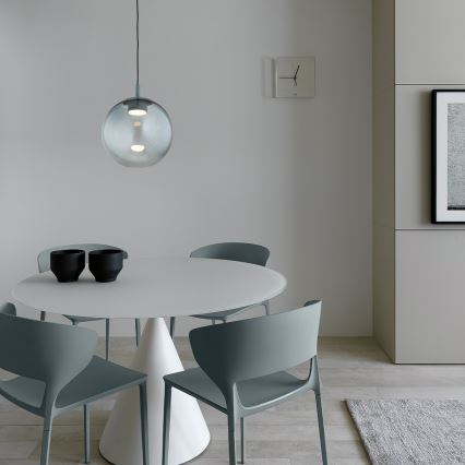 Argon 8830 - Candeeiro suspenso SACRAMENTO 1xGX53/8W/230V verde/fumado