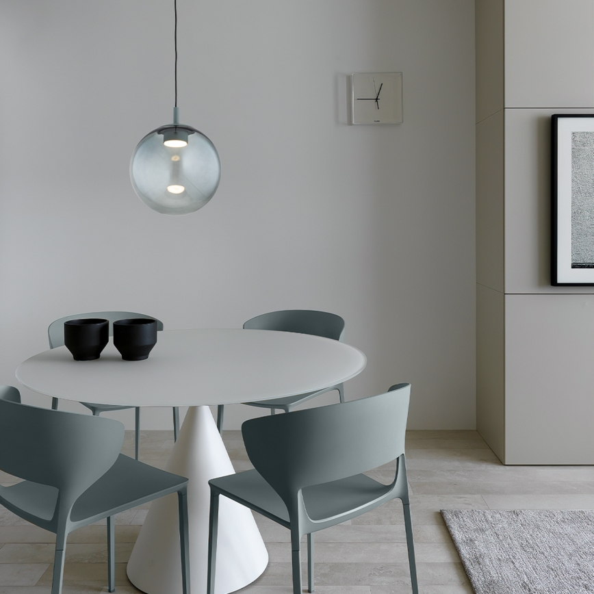 Argon 8830 - Candeeiro suspenso SACRAMENTO 1xGX53/8W/230V verde/fumado