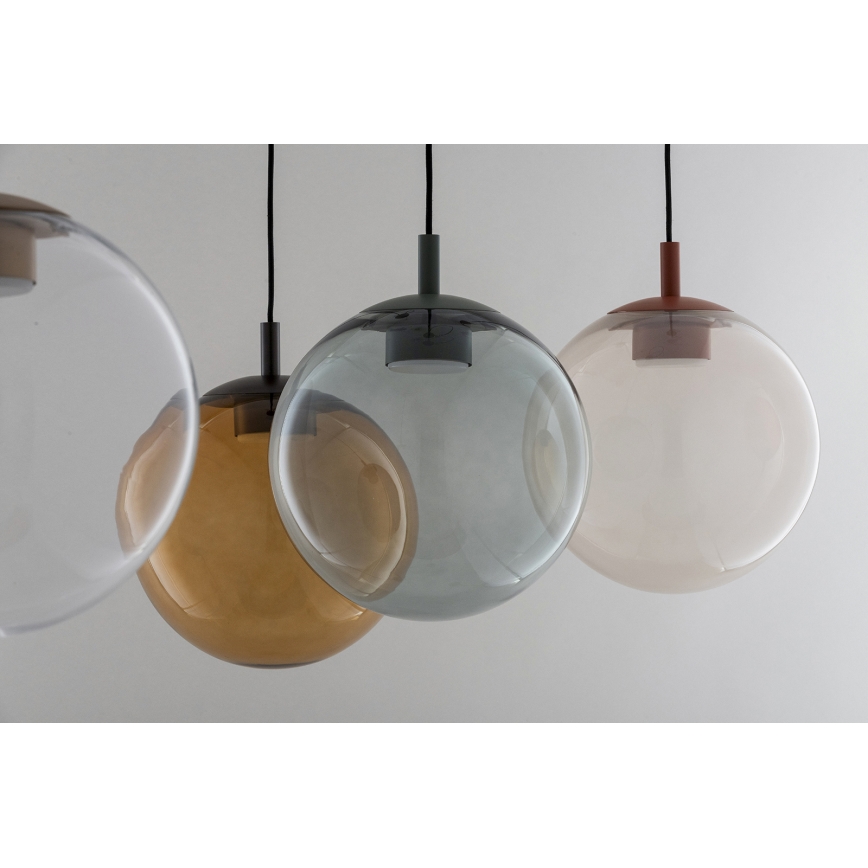 Argon 8830 - Candeeiro suspenso SACRAMENTO 1xGX53/8W/230V verde/fumado