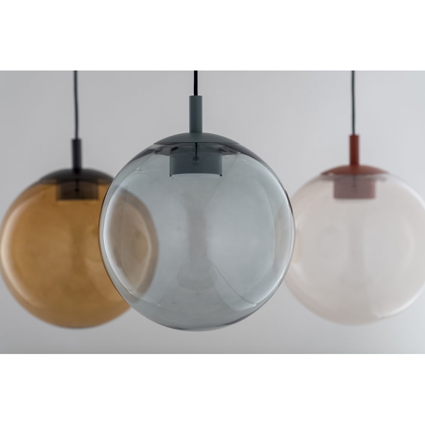 Argon 8830 - Candeeiro suspenso SACRAMENTO 1xGX53/8W/230V verde/fumado