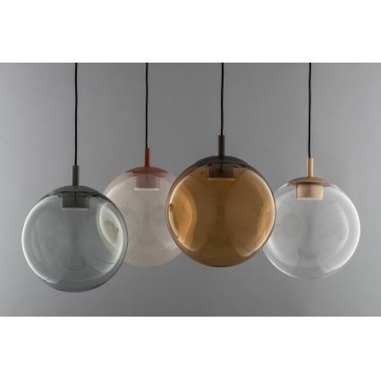 Argon 8831 - Candeeiro suspenso SACRAMENTO 1xGX53/8W/230V castanho/fumado