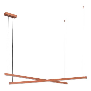 Argon 8837 - Candeeiro suspenso LED MIAMI LED/74W/230V 3000K castanho